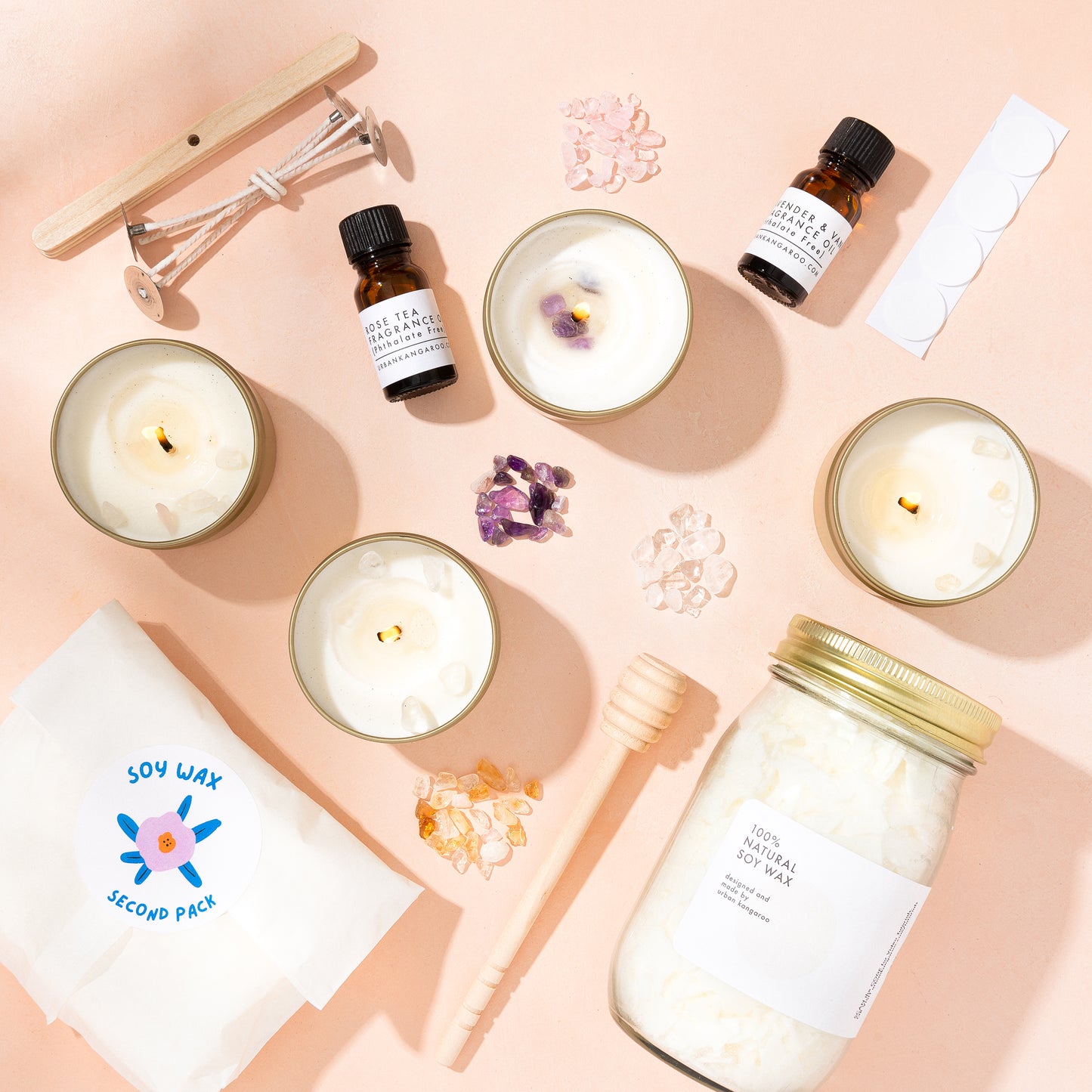 Crystal Candle DIY Kit